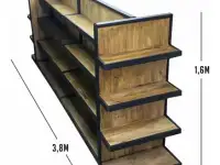 Стеллаж двухсторонний разборный тел, фотография 3