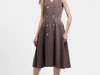 Платье женское, летнее на запах, повседневное праздничное, миди,хлопок, фотография 7