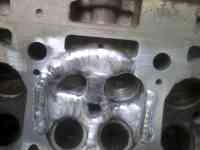 Аргон сварка. Опрессовка Головки ГБЦ., фотография 3