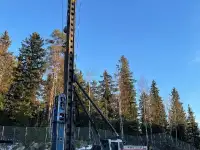 Сдается в аренду  Продается: БУ Сваебойная установка Junttan PMx22 1823  Гидромолот SHK 5, фотография 2