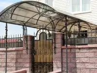 Решетки на окна, козырьки, перила, навесы
