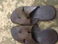 Мужские кожаные шлепанцы 42 размер, фотография 2