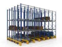 Набивные стеллажи  идеальное решение для плотного хранения паллет!