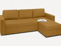 Диван Фишер угловой yellow для дома для офиса, фотография 2