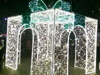 Предлагаем Вашему вниманию новогоднее световое оформление фасада зданий! И снежинки, и сосульки, и яркий дождик и большо, фотография 11