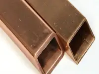 Труба медная профильная для индукторов, Сторона А: 17-72 мм, Сторона Б: 8-34 мм, Стенка: 2-5 мм, Марка: МОБ...