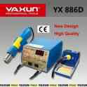 Паяльная станция YAXUN 886D 2 в 1 SMD, с выходом USB 5 B, 1A,