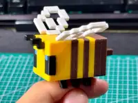 Пчела из Minecraft фигурка ЗD печать