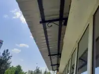Установка козырьков
