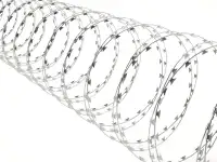 Колючая проволока 1.12 2 мм, L 3-72 м, Тип спирали: ПББ; СББ АКЛ; ПББ АКЛ..., Покрытие: оцинкованная
