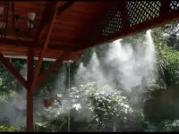 Установка микроклимата  теневой сетки качественно, фотография 3