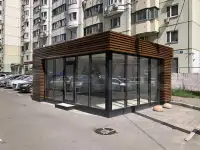 Торговые павильоны, будки, ларьки, посты охраны, офисы продаж, кофе ларьки и магазины из стекла. Остекление офисов ,мага, фотография 10