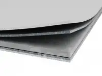 ПВХ-металл PLASTFOIL FERROPLAST 1000x2000 метал-0,6 мм,пвх0,8 RAL 7030, фотография 2
