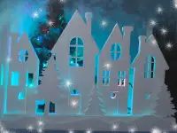 Новогодний декор из пенопласта, фотография 8