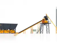 Стационарный бетонный завод  Лента-106 производительностью 106 м3час