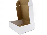 Готовые крафт и белые коробки с крышкой, фотография 3