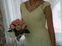 Продам свадебное платье б/у, один раз одетый, фотография 2