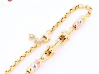 Золотой браслет Golden Link  Beads
