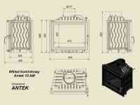 Чугунный камин antek на 100 км² в Ташкенте, Узбекистане камин, топка, pech, kamin, ideasvet, фотография 5
