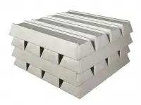 Цинк в чушках, Размер: 25х25х200; 50х200х230; 50х200х400 мм, Марка: Ц0А; Ц0..., ГОСТ 3640.-94; ГОСТ 194 24.-74...