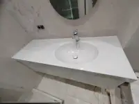 Столешницы, подоконники, раковины из камня акрил, кварц, фотография 11