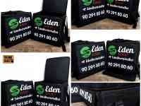 2х ярусные термосумки для доставки пиццы и фаст-фуда, фотография 2