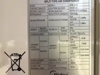 кондиционер Midea MFM+36AR б/у, фотография 2