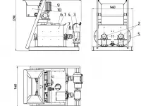 Двухвальный бетоносмеситель БП-2Г-375с, фотография 5