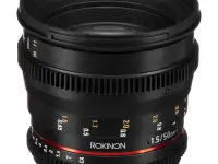 Rokinon Cine DS портреттік линзалар жинағы 35 мм T1,5, 50 мм T1,5, 85 мм T1,5 Canon үшін, фотография 1