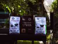 BLACK TREASURE древесно угольный брикеты   1 кг, фотография 2