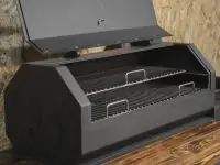 PRO-130 Смокер-мангал-барбекю-очаг, фотография 3