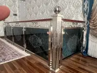 Стеклянные перилла и ограждения для лестниц, фотография 9