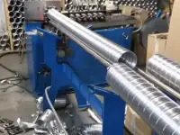 Продается производственная линия для изготовления алюминиевых и нержавеющих воздуховодов