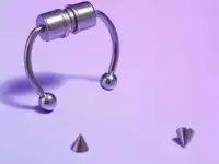 Пирсинг обманка на магните, фотография 4