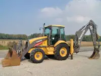 Услуги, аренда, заказ экскаватора-погрузчика, фотография 2