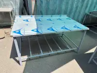 Zanglamaydigan polatdan stol. Nerjaveykadan stol. Стол производственный из нержавейки. Стол нержавейкаh)