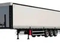 Полуприцеп тентовый шторный объём 92 куб.м