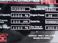 Дизельный вилочный погрузчик CPCD30 (кара 3метр 3 тонна), фотография 6