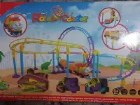 продам конструктор поезд и Американские горки, бу, фотография 2