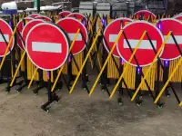 Мобильное раздвижное ограждение (гармошка) решетка