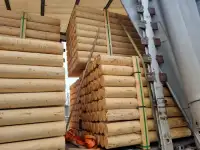 Производитель предлагает оцилиндрованное и окоренное бревно 10-16см без коры., фотография 5