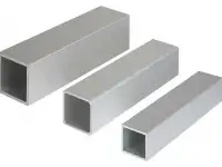 Труба алюминиевая профильная, бокс Стор. А: 10-250 мм, Стенка: 0,5-8 мм, Стор. Б: 5-200 мм