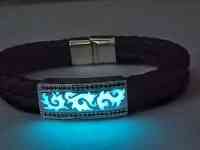 Браслет. Серебро. Кожа. Не дорого, фотография 3