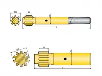 Хвостовик аналог Sandvik/Tamrock HLX 1, HLX 3