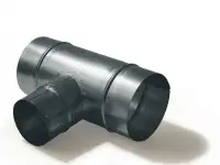 Тройник воздуховода Разм.1: 60-1600 мм, Стенка: 0,5-10 мм, Разм.2:мм