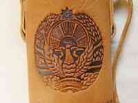 Кожаный тубус ручной работы., фотография 8