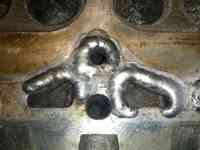 Аргон сварка. Опрессовка Головки ГБЦ., фотография 2