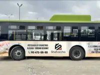 Avtobusda reklama