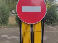 Мобильное раздвижное ограждение (гармошка) решетка, фотография 3