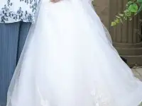 Шикарное свадебное платье, фотография 4